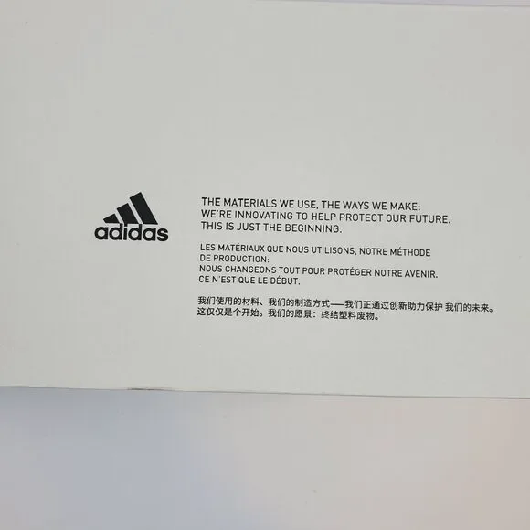 Adidas Adissage Slides Sandal Grey & White Men's 16 New Casual Pool Beach HQ4373 - Picture 8 of 8